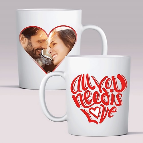 Buy White Ceramic Love Mug