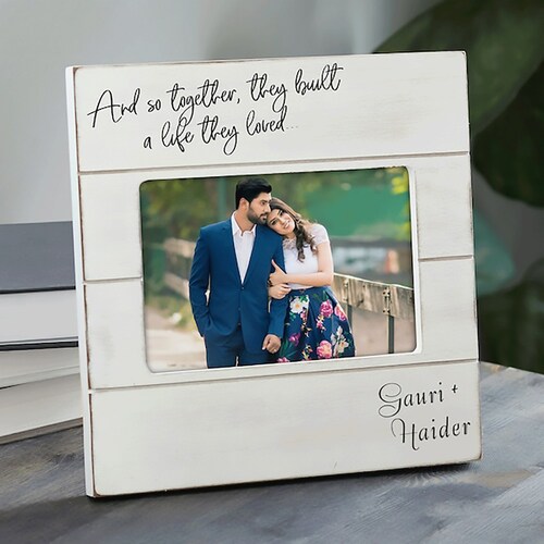 Buy LoveyDovey Personalized Shiplap Picture Frame