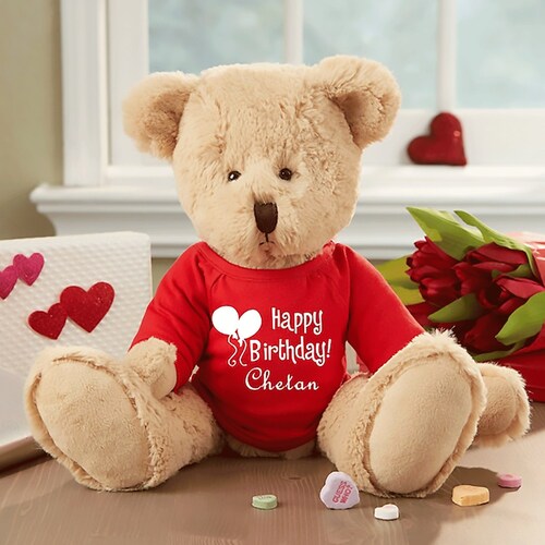 Happy birthday my teddy on sale bear