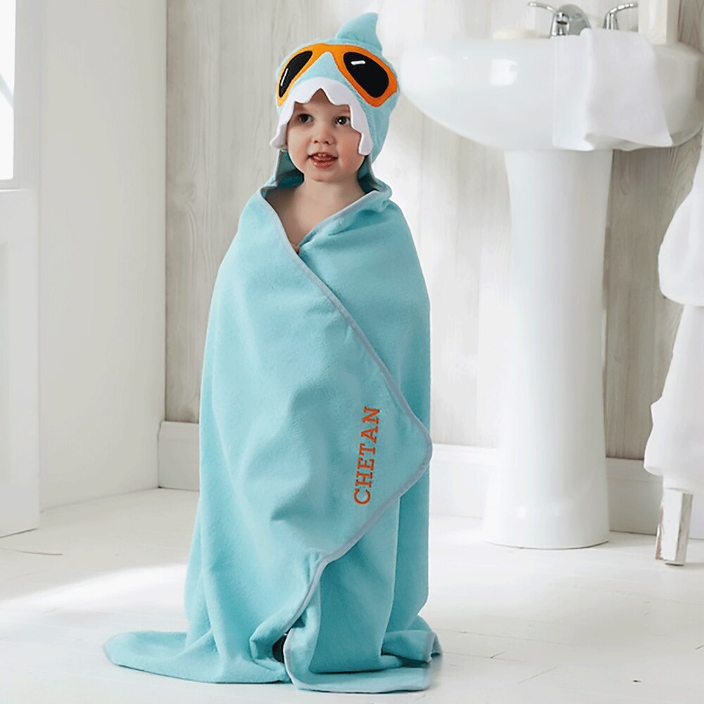 Baby Shark Kids Hooded Bath Towel | Winni