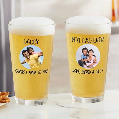 Buy Personalized Photo Beer Glass