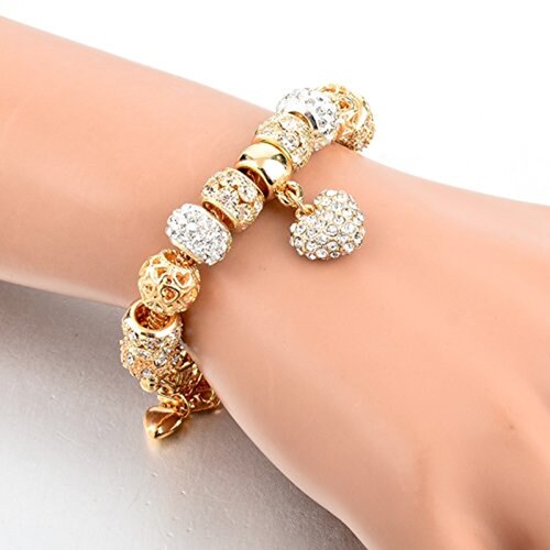Buy Bead Heart Charm Bracelet