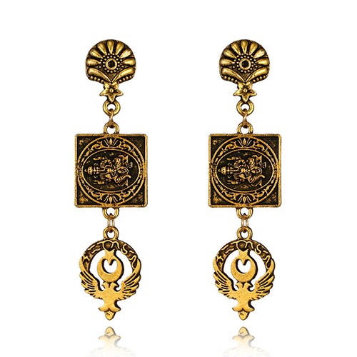 Buy Oxidized Brilliant Earrings
