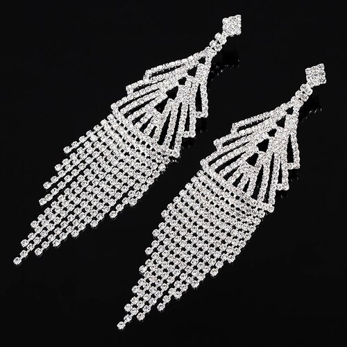 Buy Party Wear Crystal Earrings