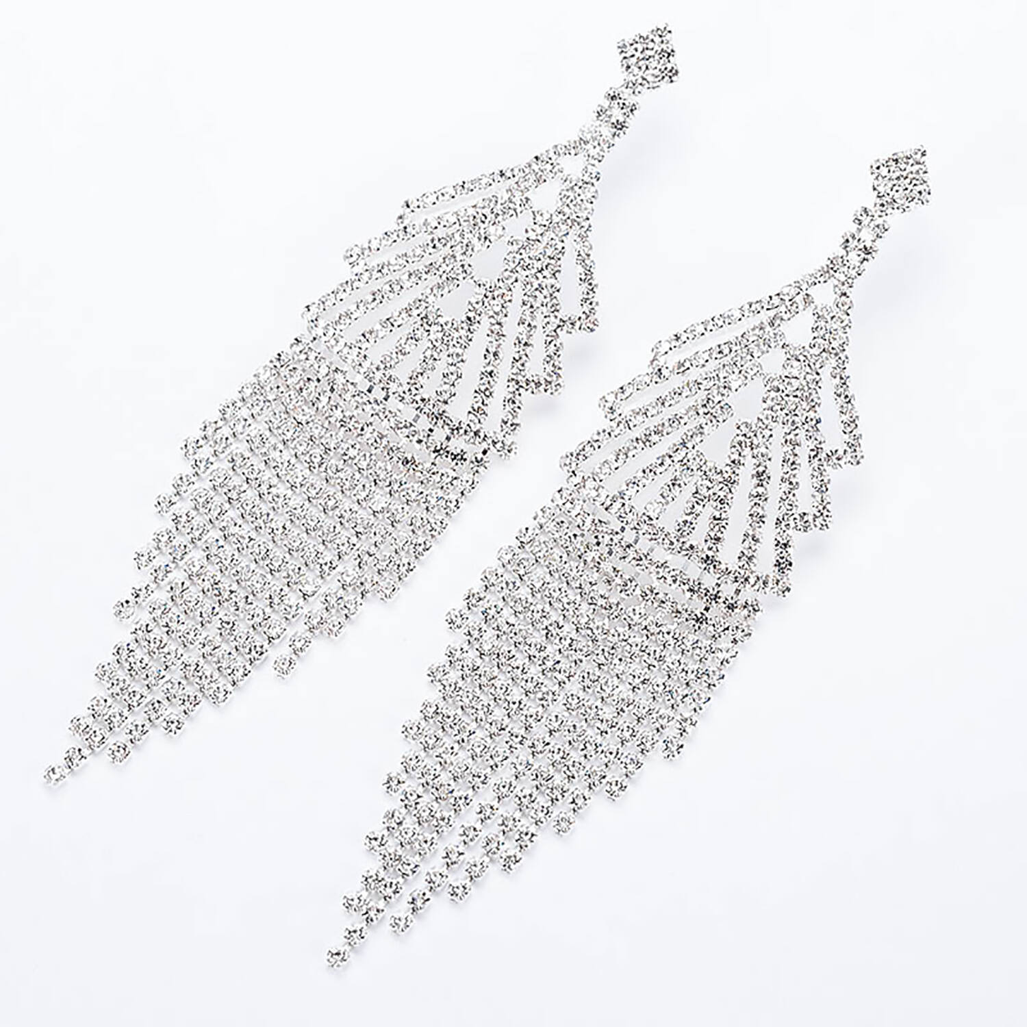 Blomdahl Chic Hollow Crystal Earrings Nickel Free | BlomdahlUSA.com