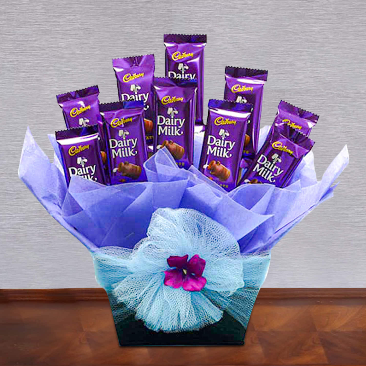 Dairy Milk Chocolate Basket | Corporate Gifting - The Elegance