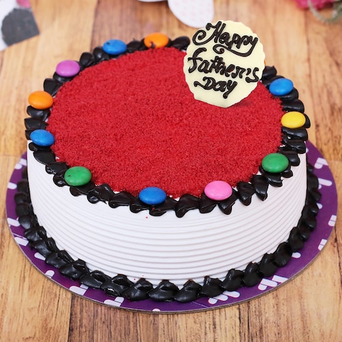 Buy Fathers Day Special Gem Red Velvet Cake