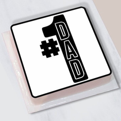Dad Number One Cake