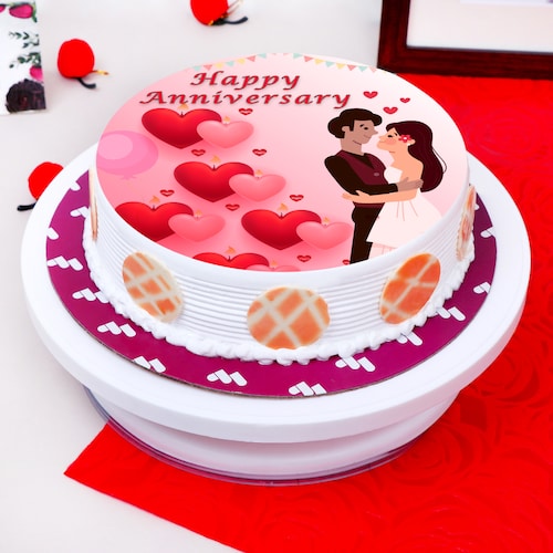 Buy Delicious Anniversary Poster Cake