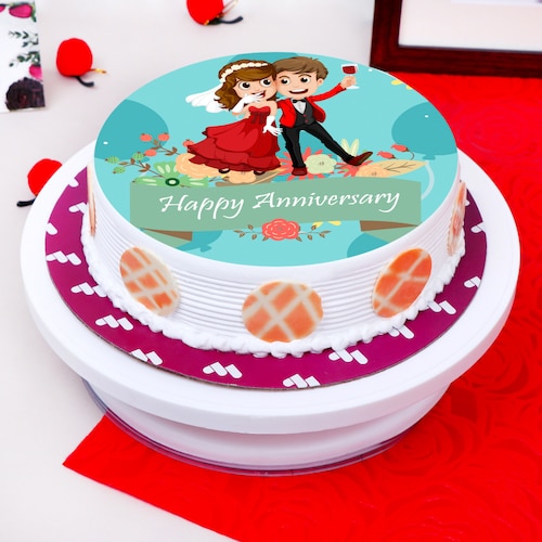 Buy You & Me Anniversary Poster Cake