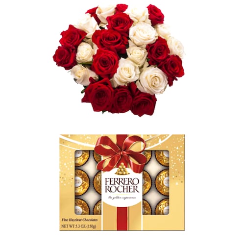 Buy Roses Treat With Ferrero