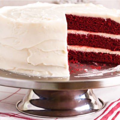 Striking Red Velvet Cake
