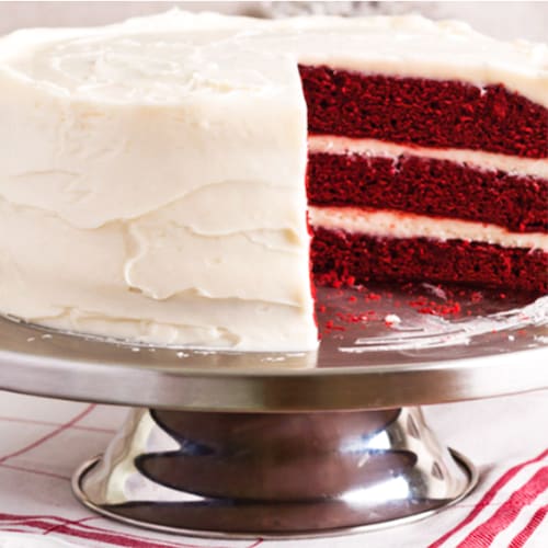 Buy Striking Red Velvet Cake
