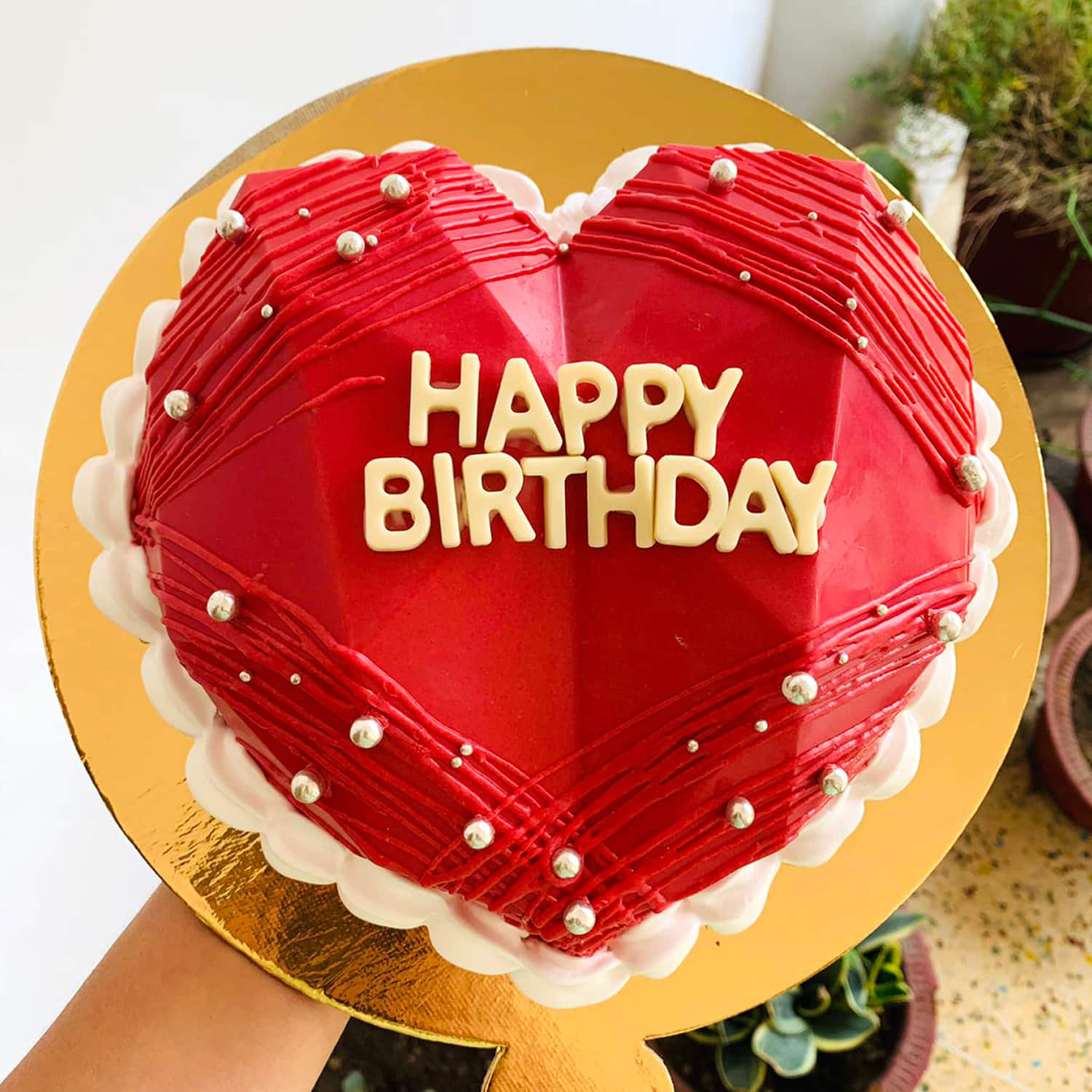 Order Heart Shaped Cake Online | Yummycake