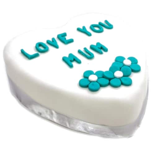 Buy Love You Mum Heart Cake
