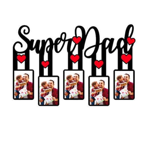 Buy Super Dad Personalized Photo Frame