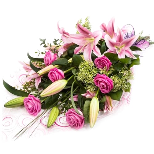 Buy Pinkish Flower Bouquet