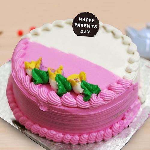 Buy Parent Day Vanilla Strawberry Cake