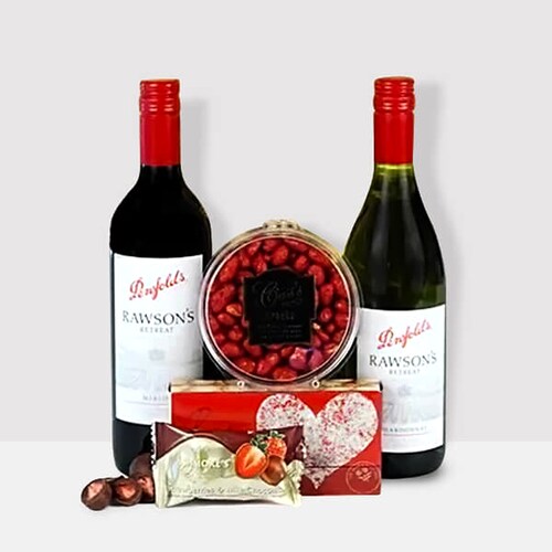 Buy Red N White Wine Delight Hamper