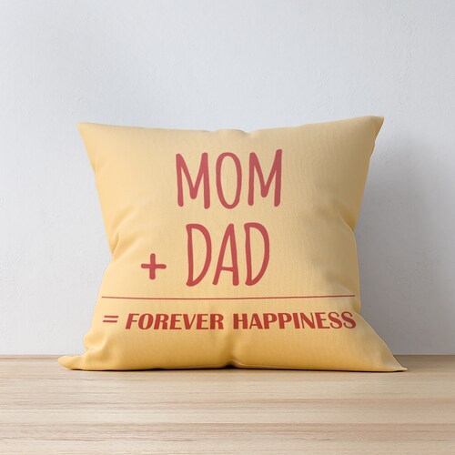 Buy Mom Dad Forever Happiness Cushion