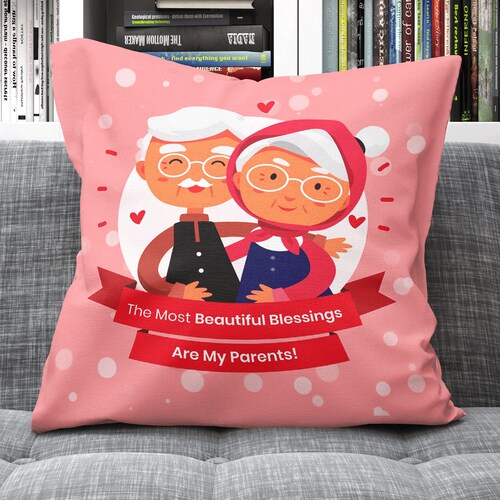 Buy Vibrant Happy Parents Day Cushion
