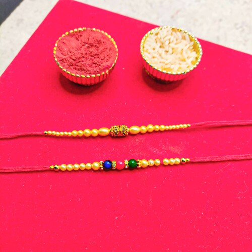 Buy Beads Rakhi Set
