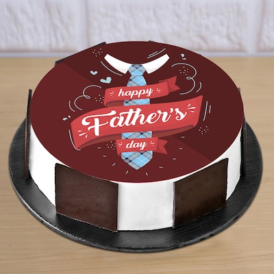 Happy Father Day Poster Cake