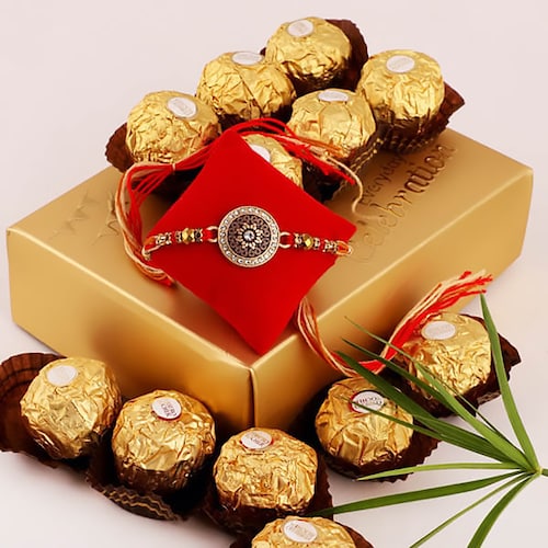 Buy Rakhi N  Ferrero Rocher Combo