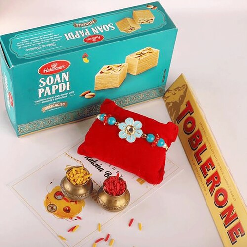 Buy Sweet Toblerone Rakhi Combo