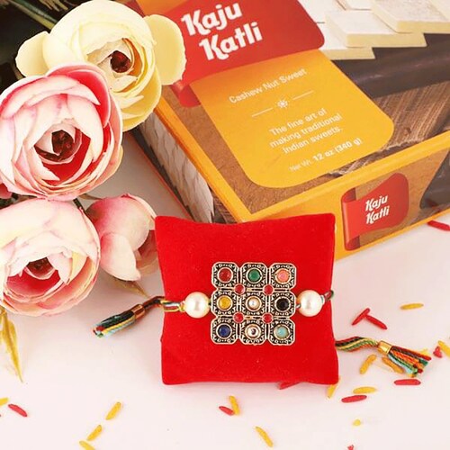 Buy Rakhi Combo With Sweet Cravings