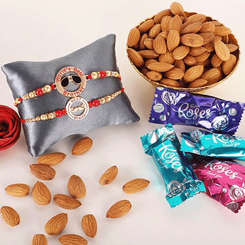 Buy Indeed Rakhi Choco Rosey Combo