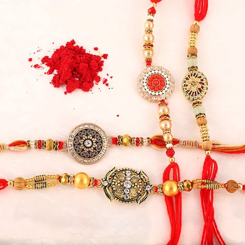 Buy Happy Holy Rakhis Set Of Four