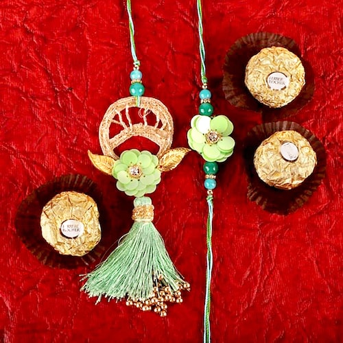 Buy Ferrero Bhaiya Bhabhi Rakhi Combo