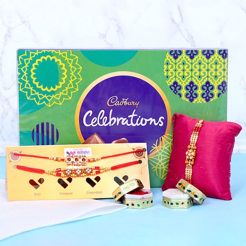 Buy Cadbury Celebration Triplet Rakhi Set