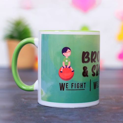 Buy Evergreen Rakhi Mug