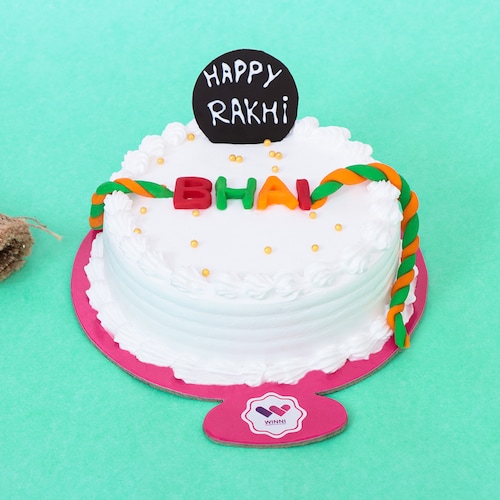 Buy Happy Rakhi Cake