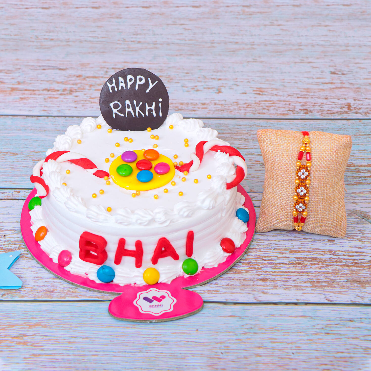 Creamy Bhai Printed Cake | Winni.in