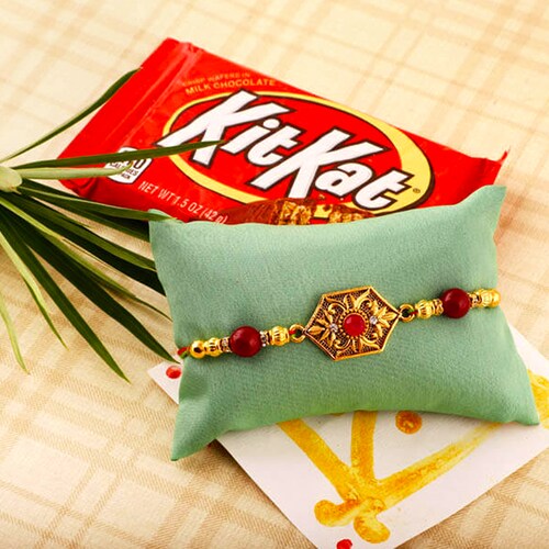 Buy Classical Rakhi & Kit Kat