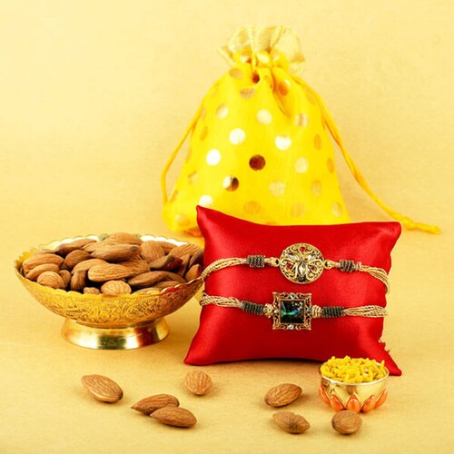 Buy Dual Elite Rakhi & Almond
