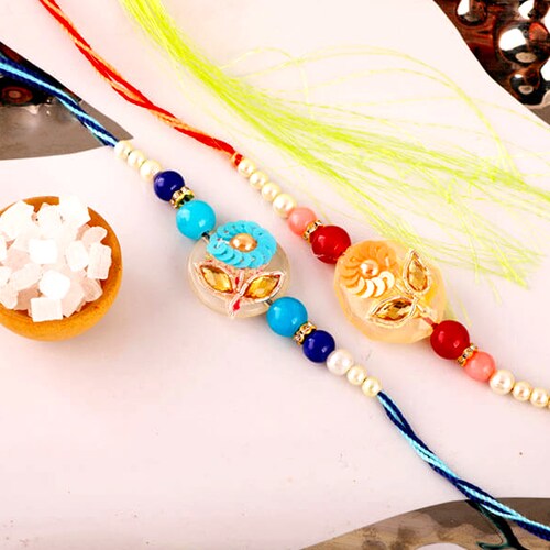 Buy Sequins Rakhi Pair