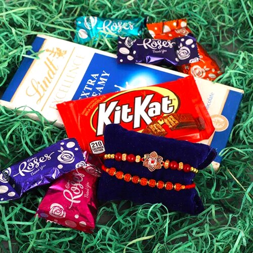 Buy Luxury Choco  Rakhi Combo