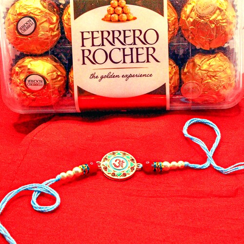 Buy A Trendy Rakhi N Chocolate