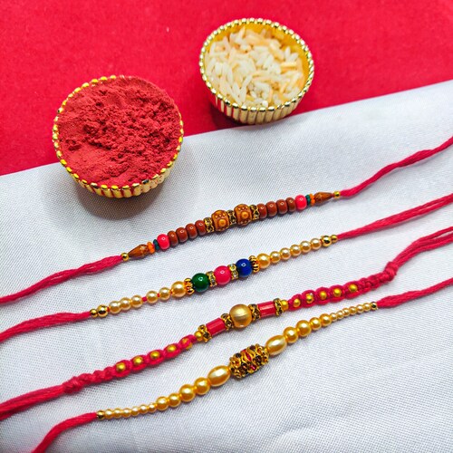 Buy 4 Ravishing Rakhi in Set