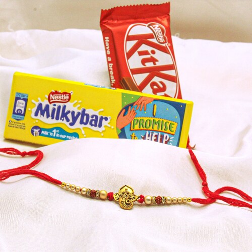 Buy Set of 2 Chocolates with Rakhi