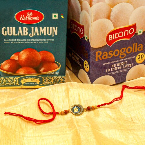 Buy Sweetest Combo with Desginer Rakhi