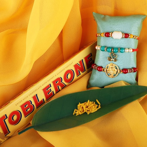 Buy Toblerone Choco Rakhi Love Combo