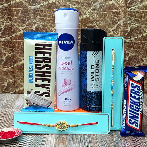 Buy Chocolate Special Grooming Rakhi Hamper