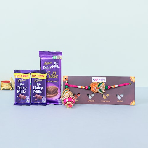 Buy Bhabhi Rakhi With Tempting Chocolates