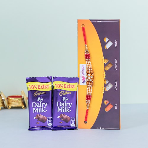 Buy Duo Cadbury Chocos Rakhi Combo
