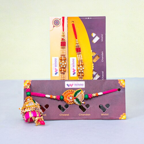 Buy Cheering Lumba Rakhi Set
